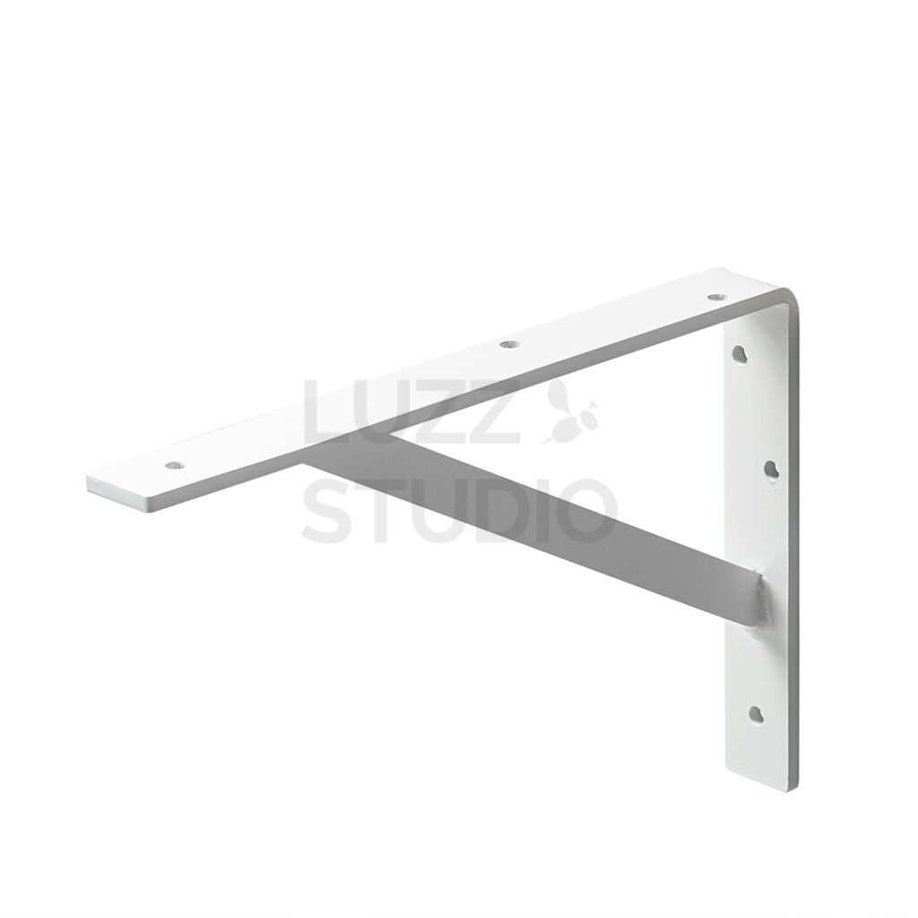 商品撮影:カタログ用の白抜きされたインテリア商材(棚受け金具・ブラケット)